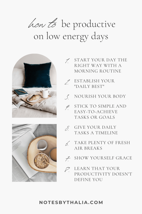 How To Be Productive On Low Energy Days