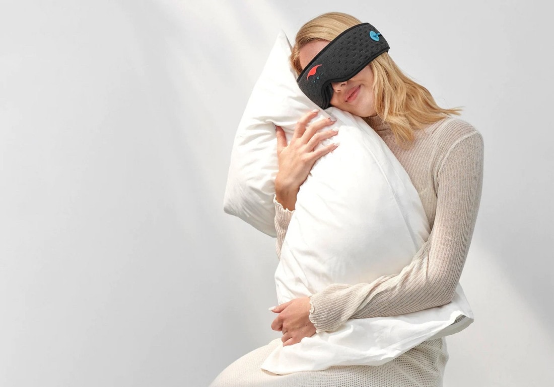 22 Momme Large Silk Sleep Eye Mask with Light Blocking Layers